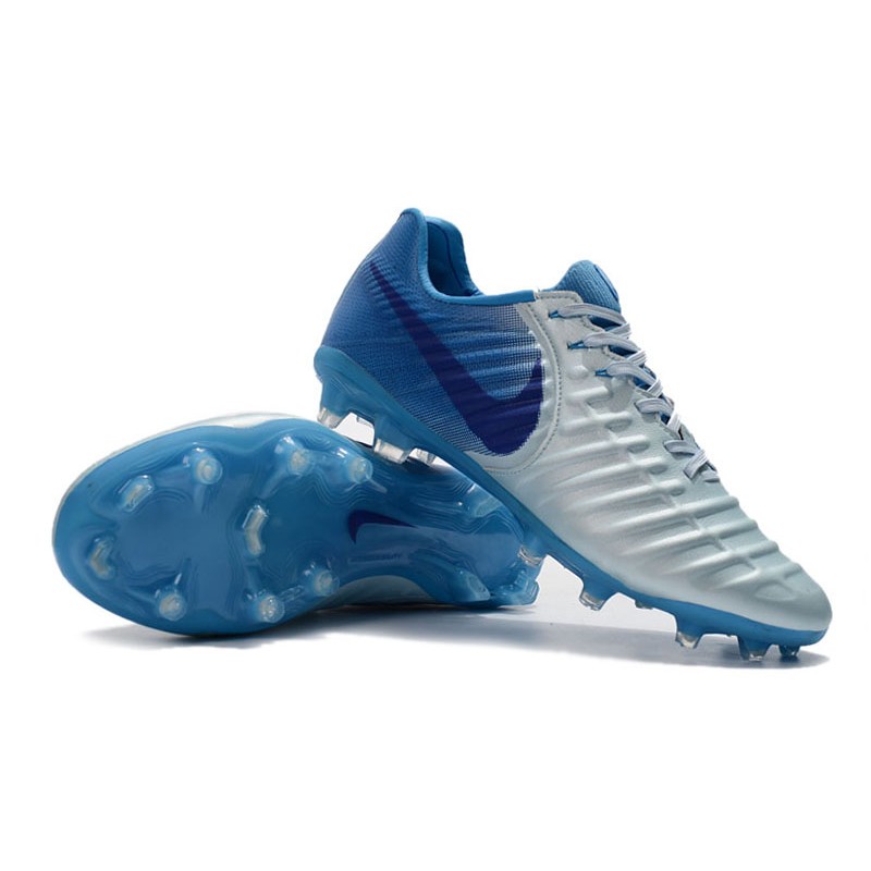 Nike Tiempo Legend VII FG stříbrný Modrý